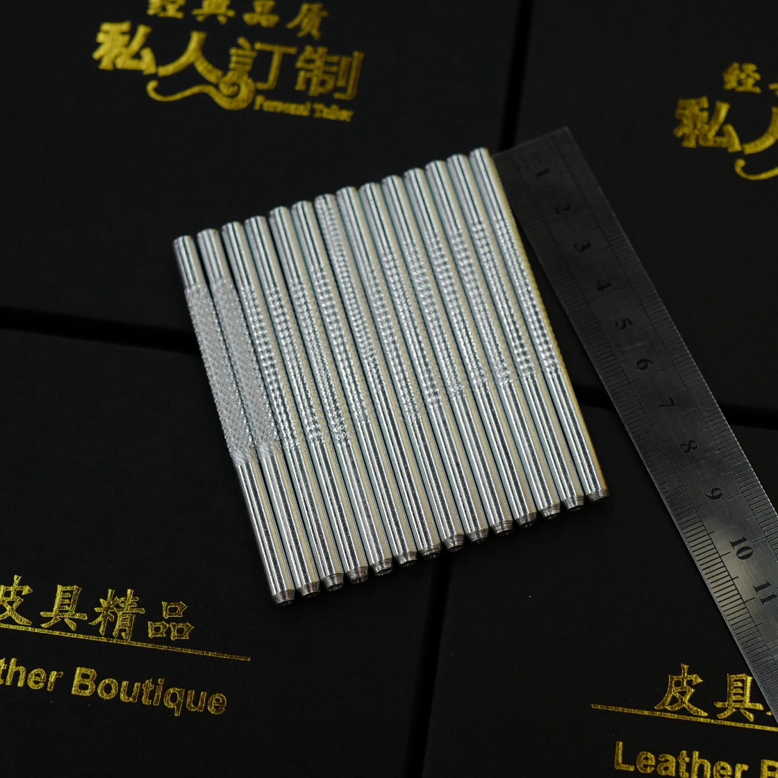 Electroplated oil-free punching punch, belt punching tool, belt punching machine, punching needle, factory direct sales, belt punching punch pic 1