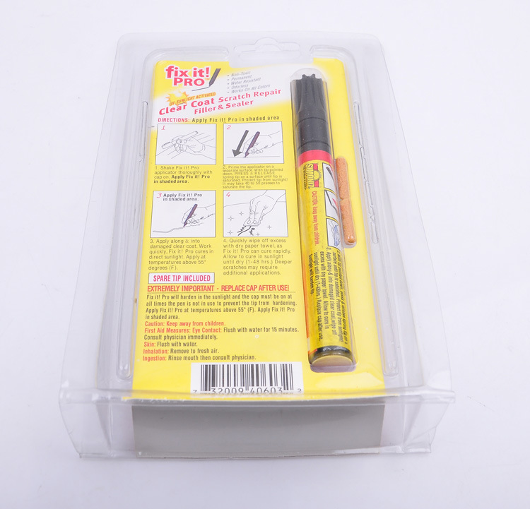 TV汽车万能划痕补漆笔 车用划痕修复笔各种颜色通用万能补漆笔详情5