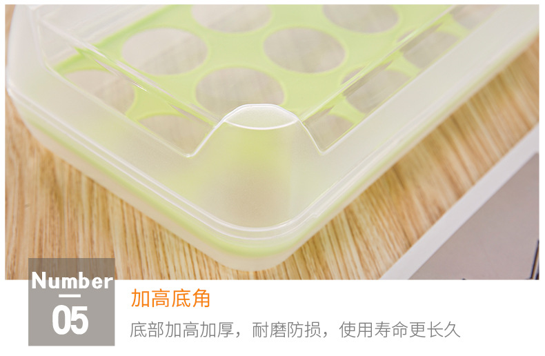 Wholesale egg box, special plastic transparent egg preservation box for refrigerator storage, in stock pic 4