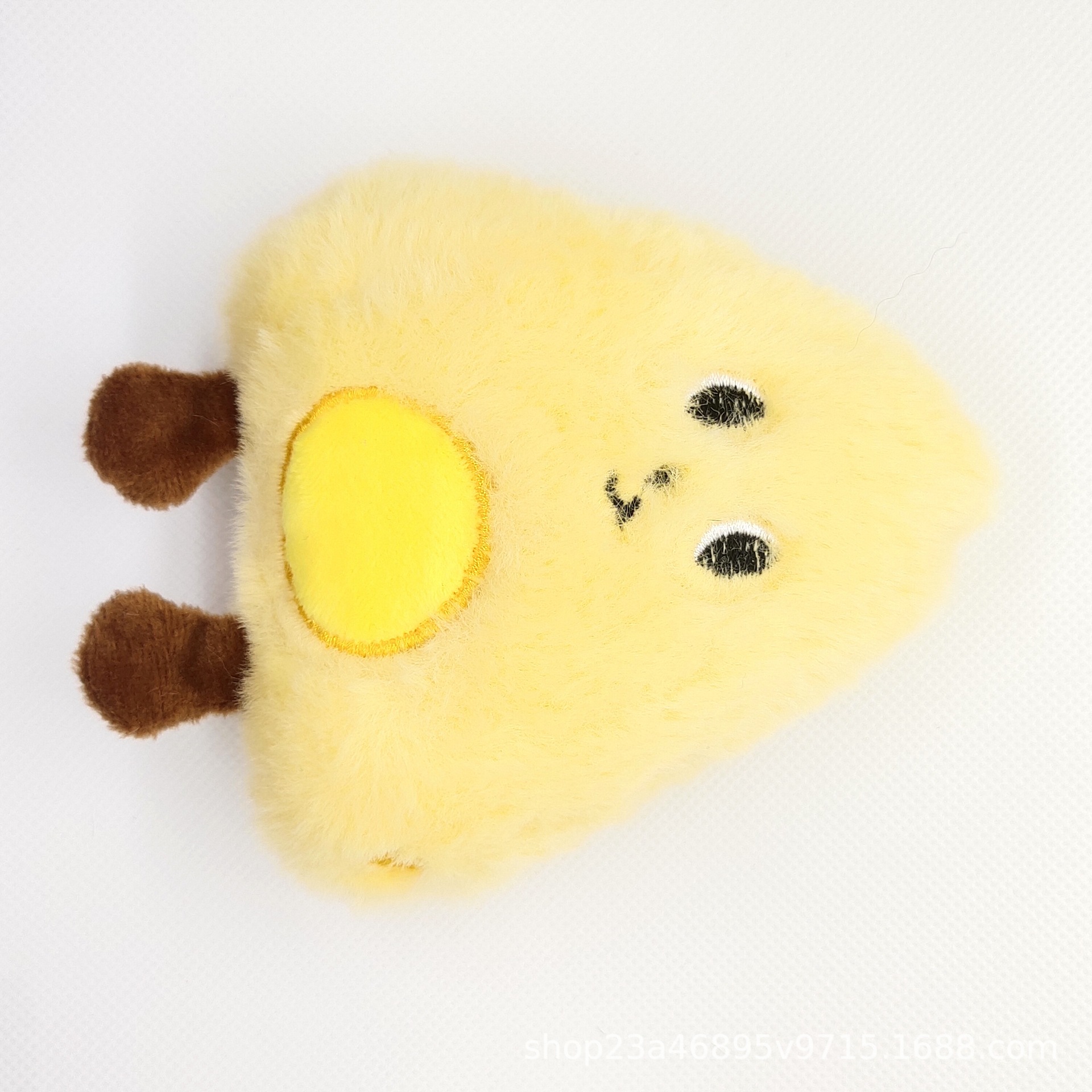 diy饰品配件毛绒小公仔配件成品吐司芝士蛋黄熊饭团辅料胸针别针详情2