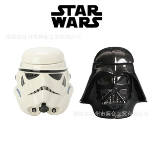 欧式万圣节3D浮雕陶瓷密封罐黑色大号陶瓷饼干罐卡通陶瓷储物罐详情9