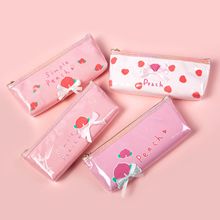 韩版大容量拉链笔袋 pencil case PVC文具包铅笔袋 笔袋定制logo详情15