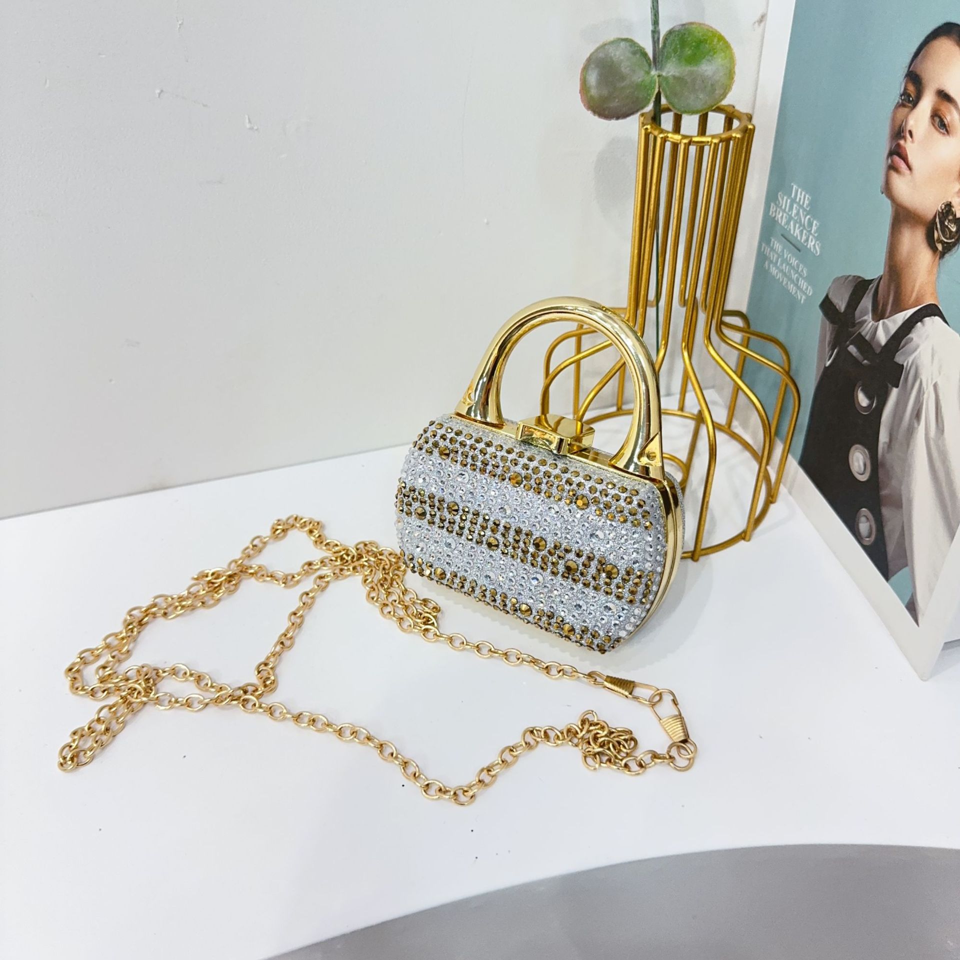 迷你包口红包女2025新款跨境外贸镶钻斜挎小包装饰包儿童包女包包详情28