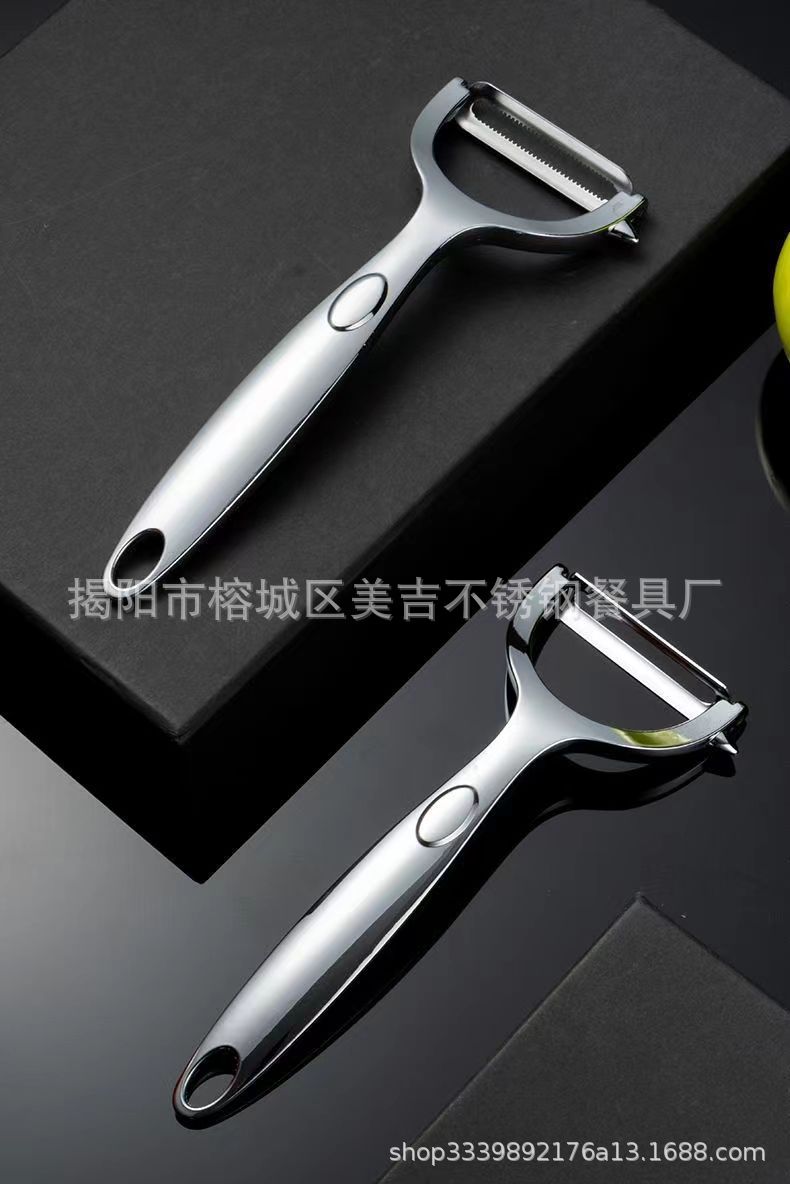 Best-selling 304# thickened zinc alloy peeler, a multi-functional stainless steel blade peeler for the kitchen, a fruit and melon peeler pic 28