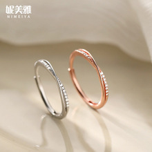 妮美雅S925银猫眼石三角耳钉女轻奢高级感气质耳环女时尚百搭耳饰详情23