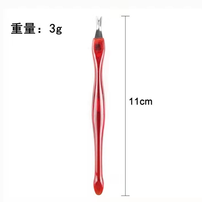 Nail art tools, nail care, trimming dead skin, removing dead skin, pushing, removing barbs, scrubbing dead skin, stainless steel dead skin spatula pic 3