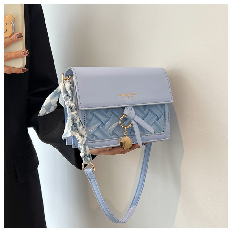 韩版时尚单肩包包女2024夏季新款洋气百搭小众ins链条包斜跨小包详情24