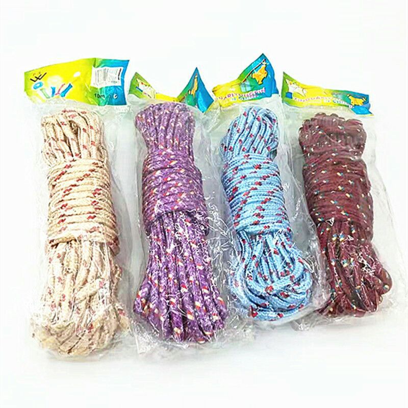 7m colored fabric rope, extended clothes drying rope, outdoor travel clothes drying rope, colored nylon clothes drying rope, 2-yuan supply pic 5