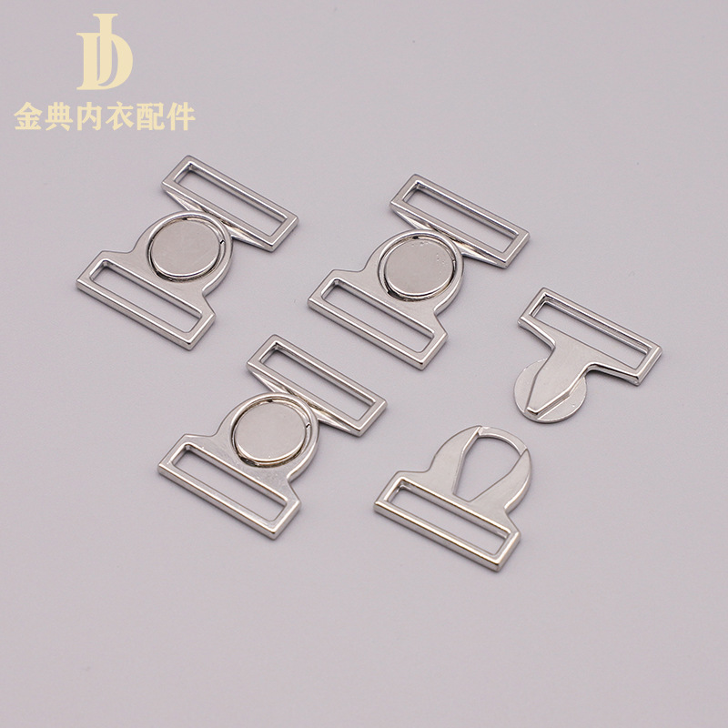 Golden Classic Underwear Accessories: Underwear adjustment alloy buckle, bra shoulder strap buckle, swimsuit thickened 089 character buckle, metal pic 7