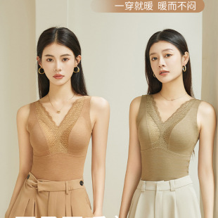 新款大码高弹抗菌贴片无痕内裤女桑蚕丝暖肚贴身高腰女士三角内裤详情14