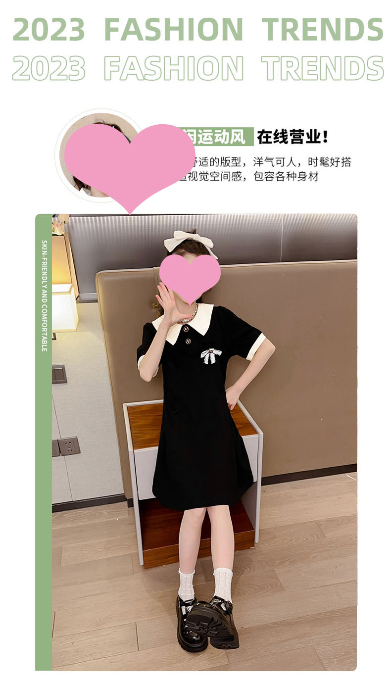 女童夏款连衣裙公主裙童装新款夏季儿童小女孩洋气小香风裙子夏装详情8