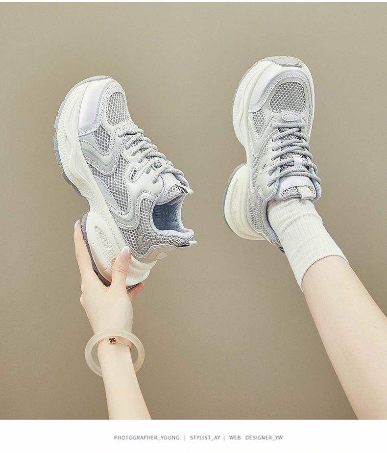 ins韩版新款老爹鞋女2024秋季学生跑步运动厚底增高休闲街拍Y5503详情13