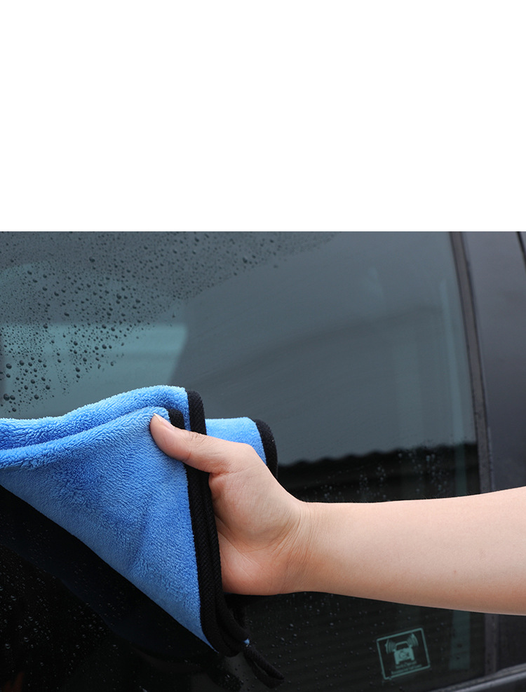 热卖现货高密洗车毛巾珊瑚绒双面加厚擦车巾吸水擦玻璃清洁巾详情9