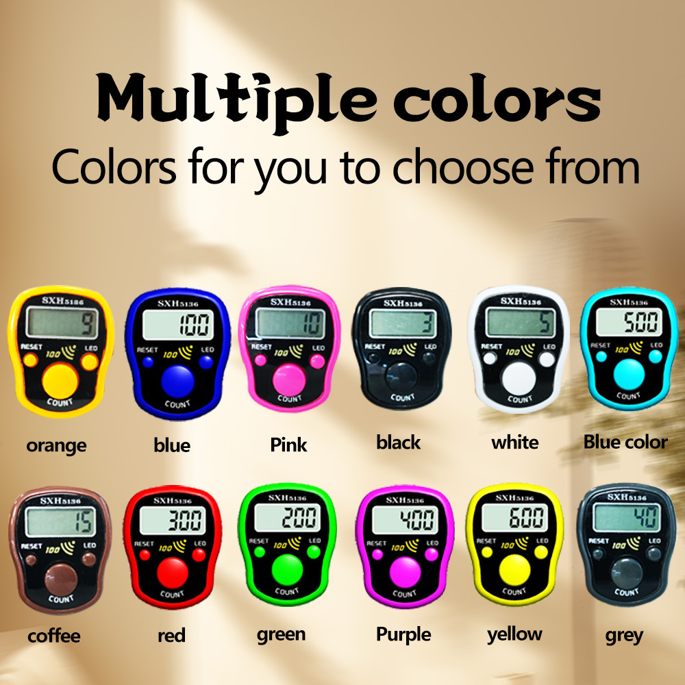 Zhejiang alfajia supplies 1051 box sets of full hundred-meter sound hand-held push-button electronic counters pic 3