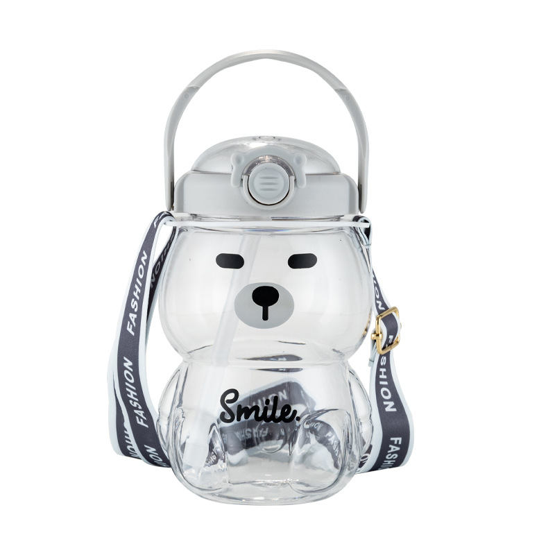 卡通塑料小熊大容量水杯女生高颜值网红大肚杯tritan儿童运动水壶详情12