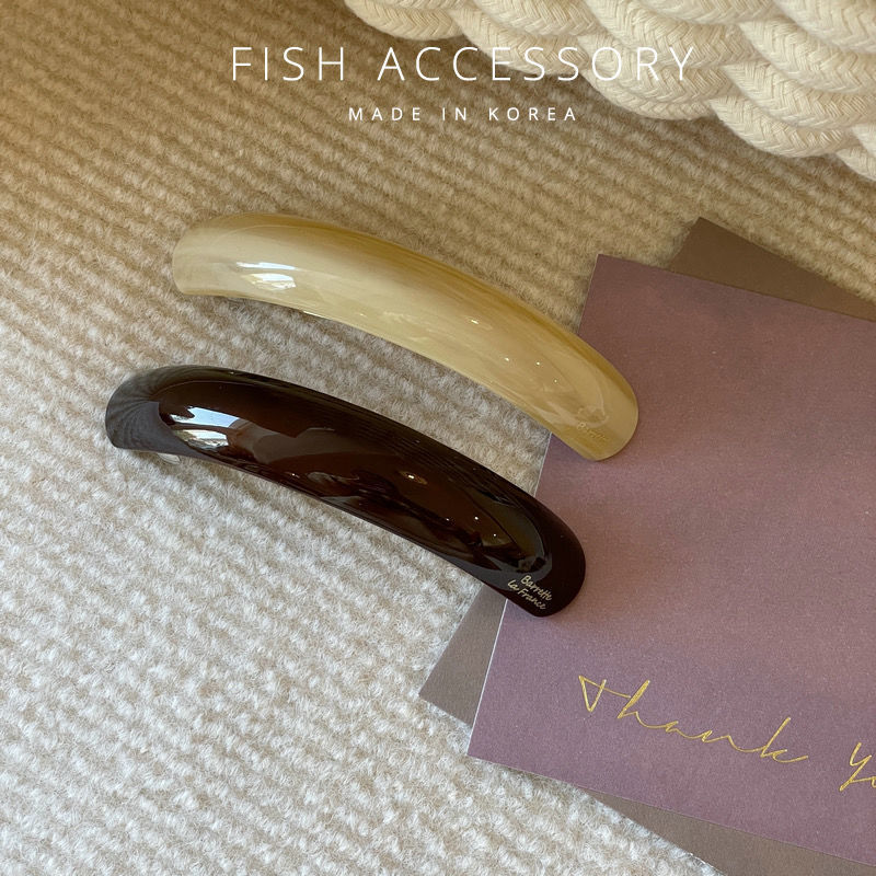 气质发夹女后脑勺一字夹大号弹簧夹发卡外出百搭时尚夹子头饰顶夹详情5