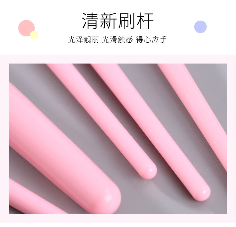 Wholesale of 7 sets of makeup brushes in stock, including mascara brushes and eyeshadow brushes. These are popular and popular beginner makeup and beauty tools pic 5