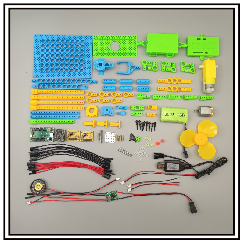 可编程语音扇 图形化编程套件智能语音识别DIY小制作创客教育培训详情4