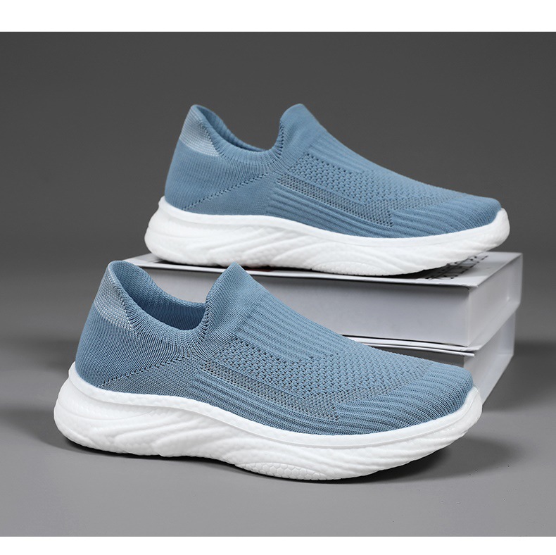 鞋子男春秋新款厂家直销批发飞织休闲鞋软底轻便一脚蹬健步鞋代发详情25
