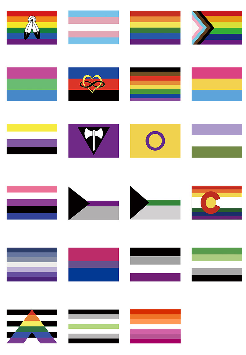 No. 8 lgbt striped pink rainbow flag, 14*21 lip print flagpole, a PE plastic hand-held flag of pride for the LGBT community pic 2