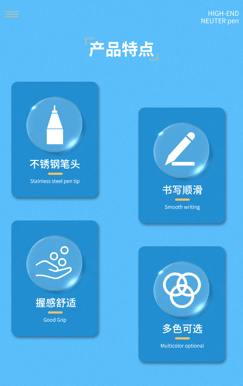 The manufacturer supplies metal ballpoint pens with rotating cores, business advertising gift pens, and oil pens for export pic 2