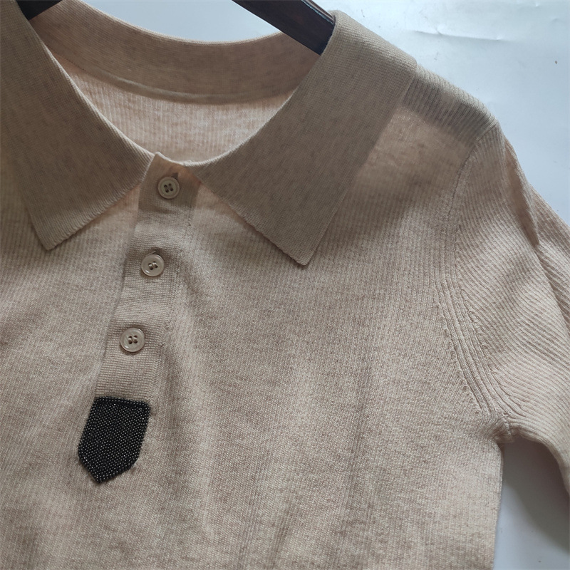 BC wool knitted sweater for export, figure-hugging and slimming, elastic long-sleeved base layer, new autumn and winter sweater women's top pic 10