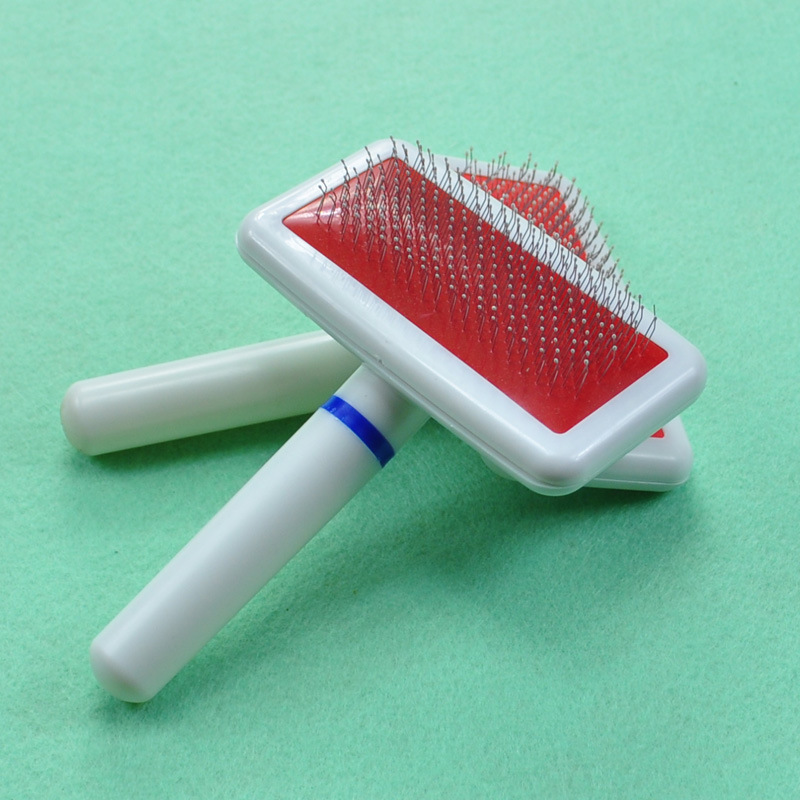 Pet needle comb, pet white needle comb with airbag, pet cat and dog comb, dog hair brush, pet grooming needle comb pic 10