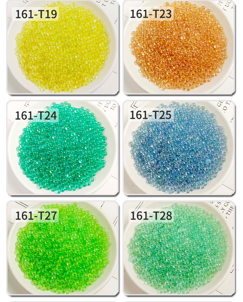 厂销人鱼玻璃珠泡泡玻璃珠幻彩啵啵气泡珠玻璃微珠现货铺罐玻璃珠详情5