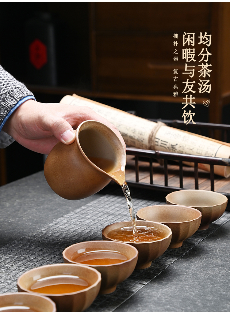 柴烧碳炉煮茶炉一整套茶具古法温茶器围炉煮茶壶南瓜壶中式泡茶杯详情15