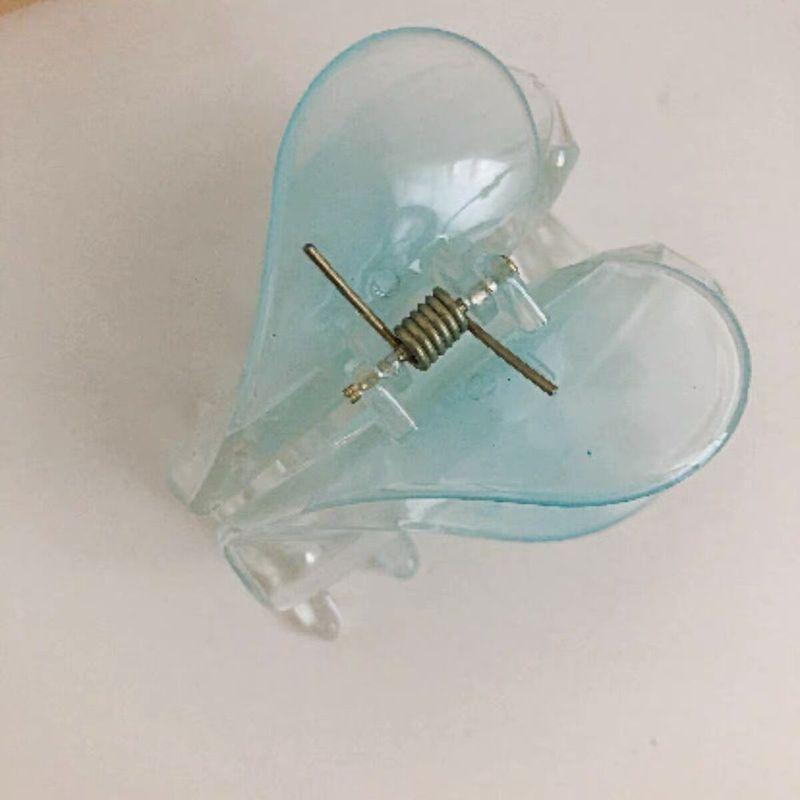 复古爱心发夹韩国盘发后脑勺渐变发卡抓夹简约夹子头饰发女发饰详情5