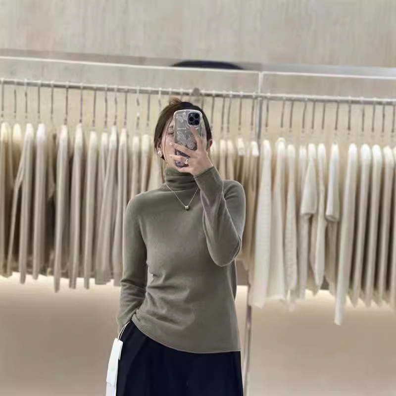 女款针织衫简约圆领套头毛衣女2024秋冬季新款时尚百搭减龄上衣女详情6