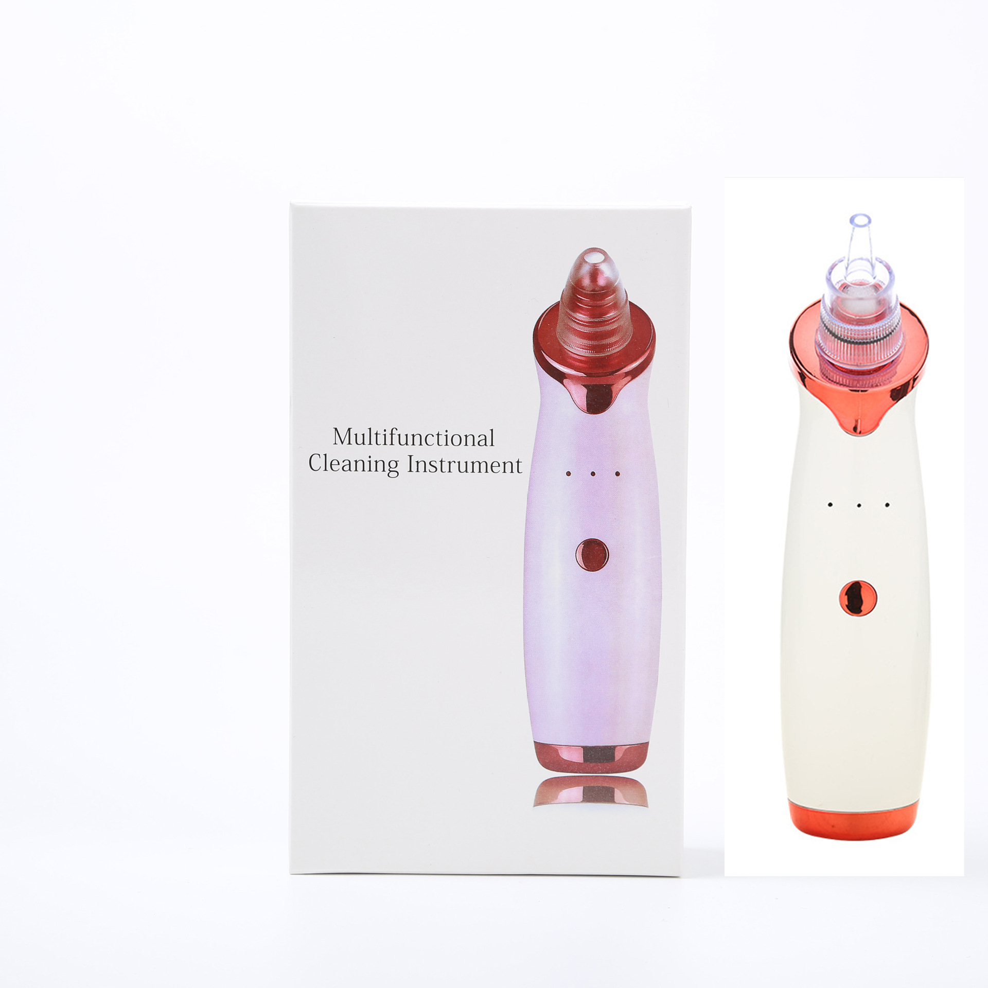 Blackhead suction device, electric facial hot compress skin peeling machine, portable beauty cleansing device, acne removal device, pore cleaner, exclusively for export. Exclusively for export pic 6