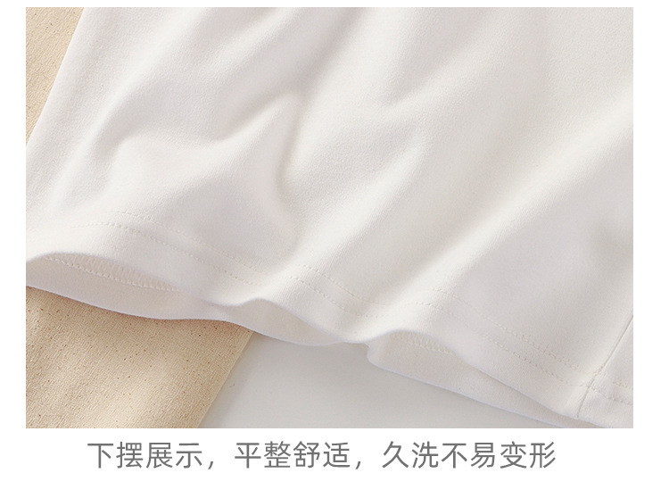 儿童全棉长袖t恤春秋款内搭男童打底衫女童时尚童装秋衣一件代发详情4