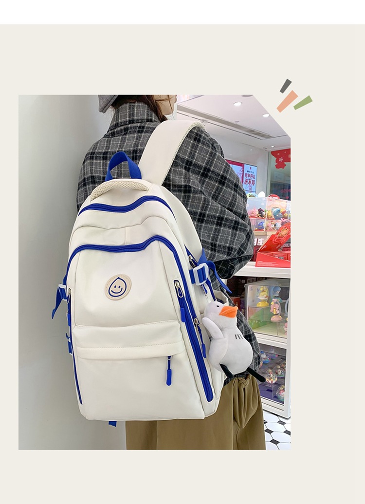 2023新款书包女生高中生双肩包大学生男初中小学生大容量旅行背包详情10