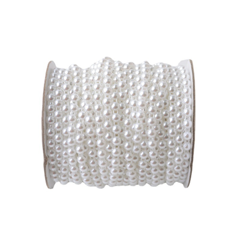 ABS semi-circular connecting beads 3mm, 4mm, 6mm, 8mm, 10mm, 12mm, handcrafted clothing accessories, DIY wedding dress curtain accessories pic 4