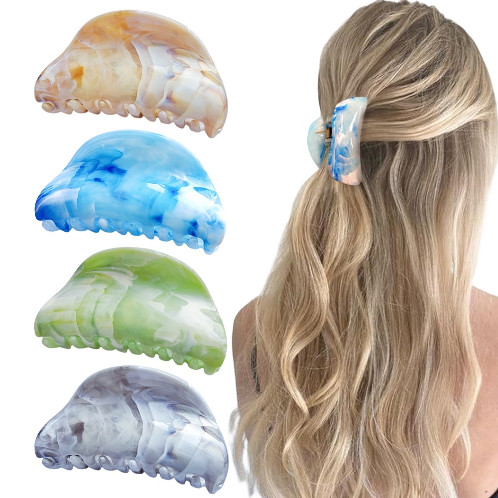 欧美跨境爆款高颅顶发饰女洗脸沐浴云朵海绵发箍化妆卸妆束发头箍详情9