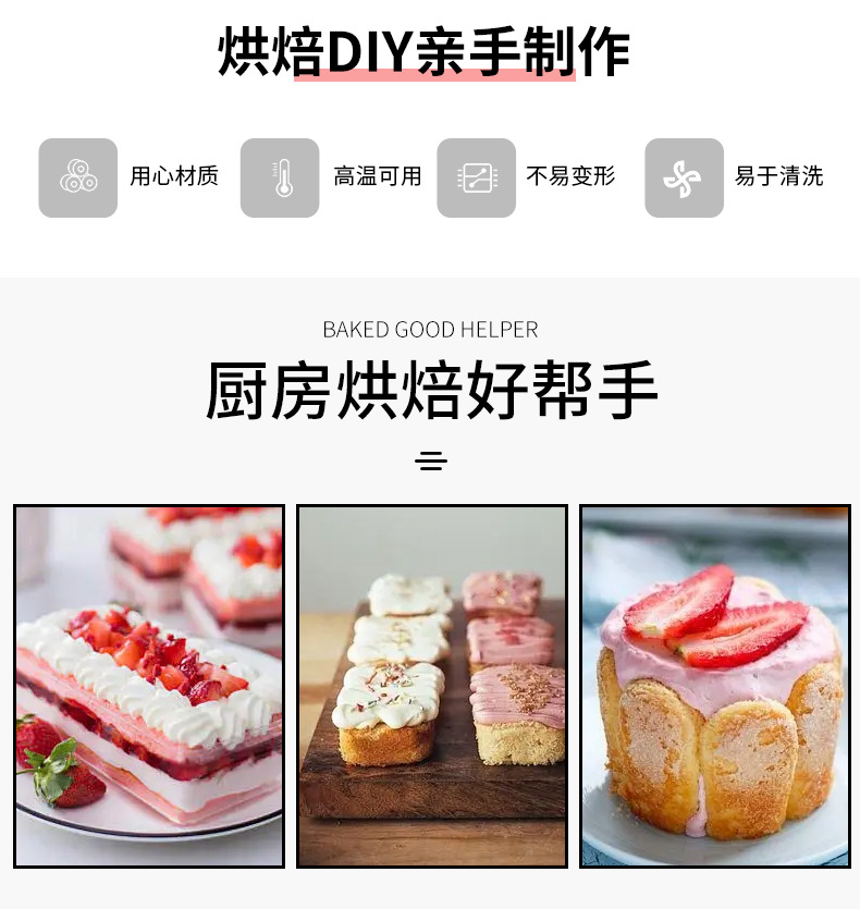 Christmas tree cake mold creative 6-hole silicone cake mold kitchen baking utensils DIY chocolate cake mold pic 12