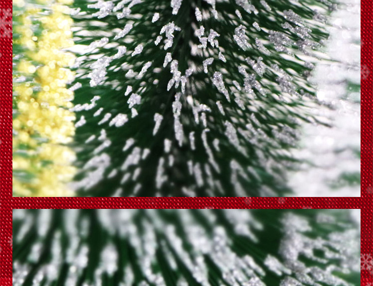 Mini gold and silver pink Christmas pine needle tree Christmas decoration with a simulated wooden base Christmas tree bedroom decoration is in full bloom pic 43