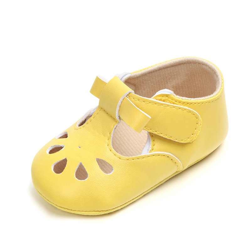 Wholesale of best-selling multi-color perforated baby shoes, anti-slip walking shoes, semi-rubber soles and soft-soled baby shoes 0921 pic 11