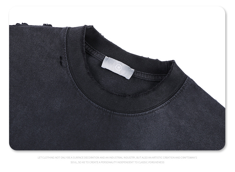 SUP hombre | 2024 inseguro de mareas XinPin bombazo lavable gradientes teñir camisetas demonios logo perfeccionada manga corta pic 14