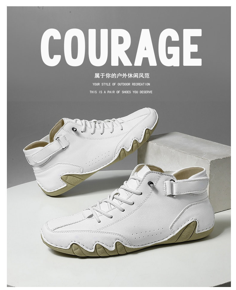 亚马逊热销马丁靴秋冬季跨境爆款高帮八爪鱼男鞋男士休闲短靴子详情4