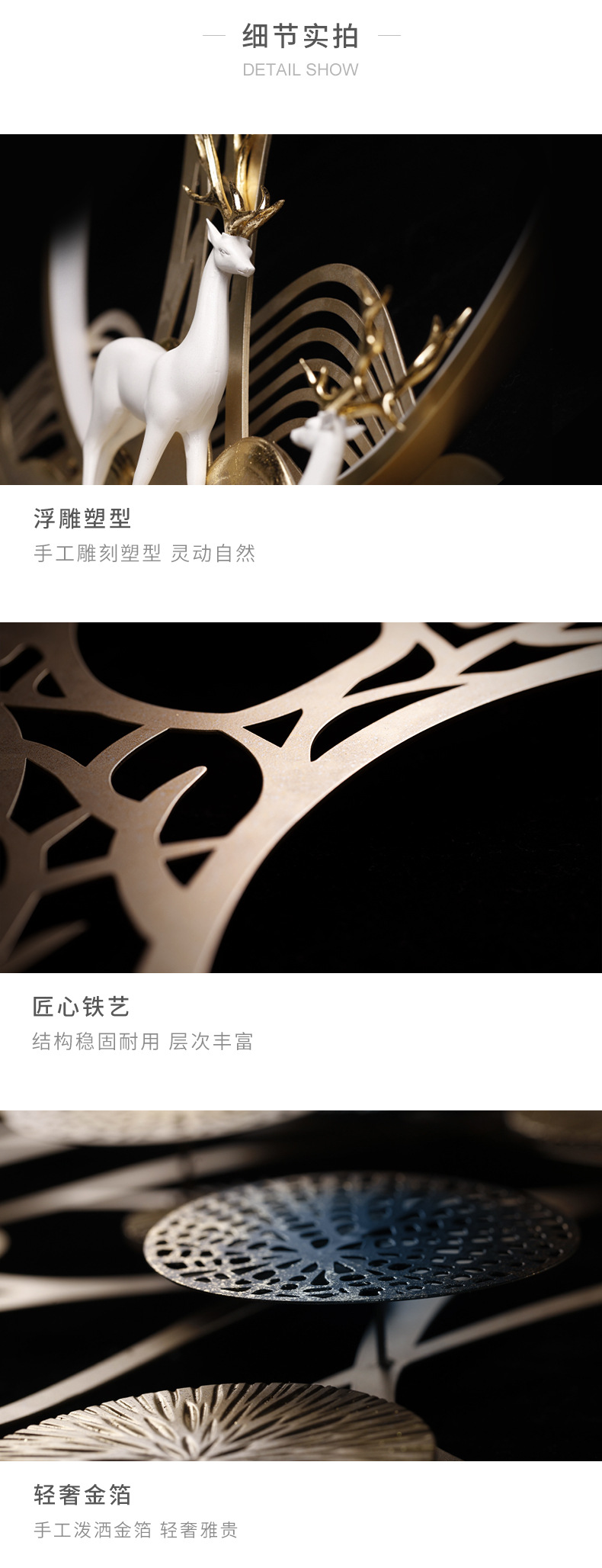 Decorative paintings, ironwork murals, sofa background walls, living room decoration, 3d stereoscopic hanging items, light paintings, restaurant factory wholesale pic 9