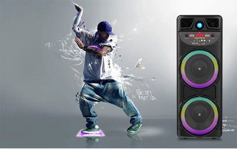 Best-selling dual 10-inch RX-1003 outdoor multi-functional mobile high-volume Bluetooth speaker and high-power basket tooth speaker pic 8