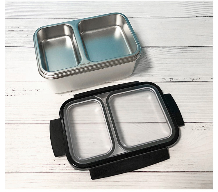 316 stainless steel food storage box, square lunch box, lunch box, refrigerator with lid, sealed storage box, fruit box set pic 32