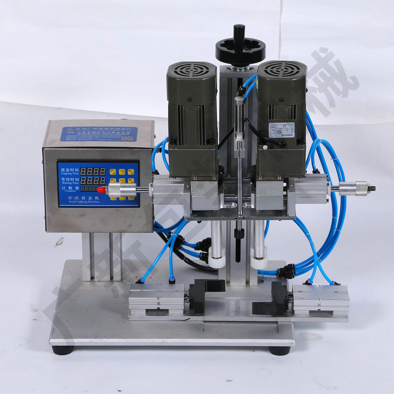 The manufacturer customizes semi-automatic benchtop capping machines, multi-functional electric capping machines and pneumatic round bottle capping machines pic 13