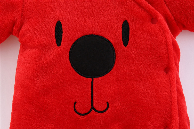 Baby one-piece suit thickened autumn and winter outfits 0 baby clothes for boys and girls 1 newborn autumn clothes winter cotton-padded clothes crawling clothes pic 13