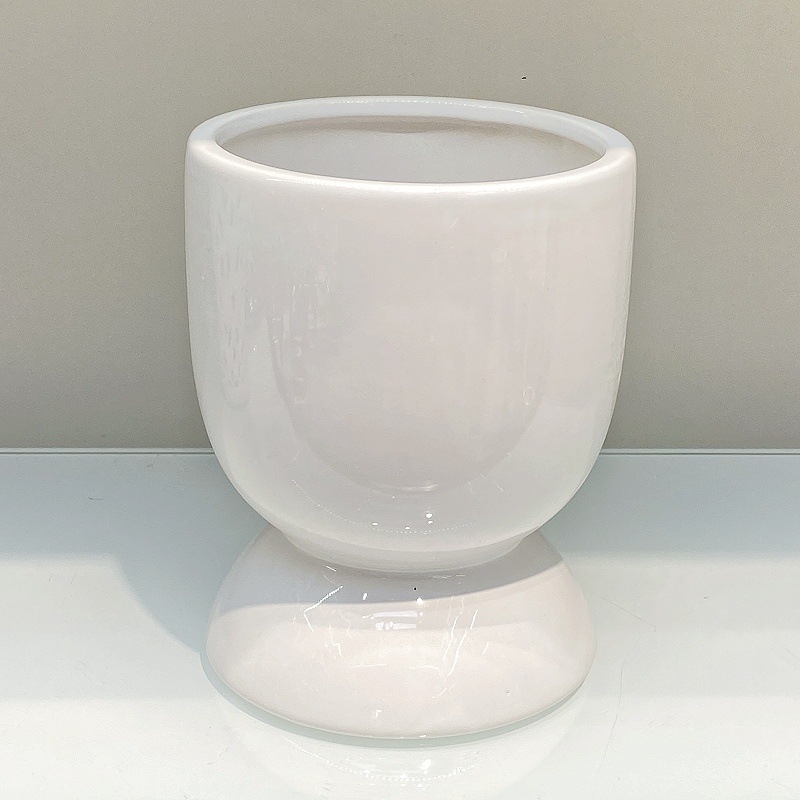 蝴蝶兰花盆盆景专用艺术纯白圆形椭圆形大花盆家具装饰盆栽花盆容器花瓶摆设摆件金堡花瓶详情19