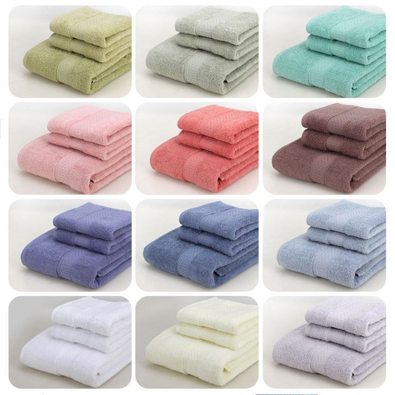 Wholesale pure cotton bath towels 80*160 thickened and enlarged bath towels with water absorption. Wholesale pure cotton bath towels for home use, hotels and beauty salons pic 13