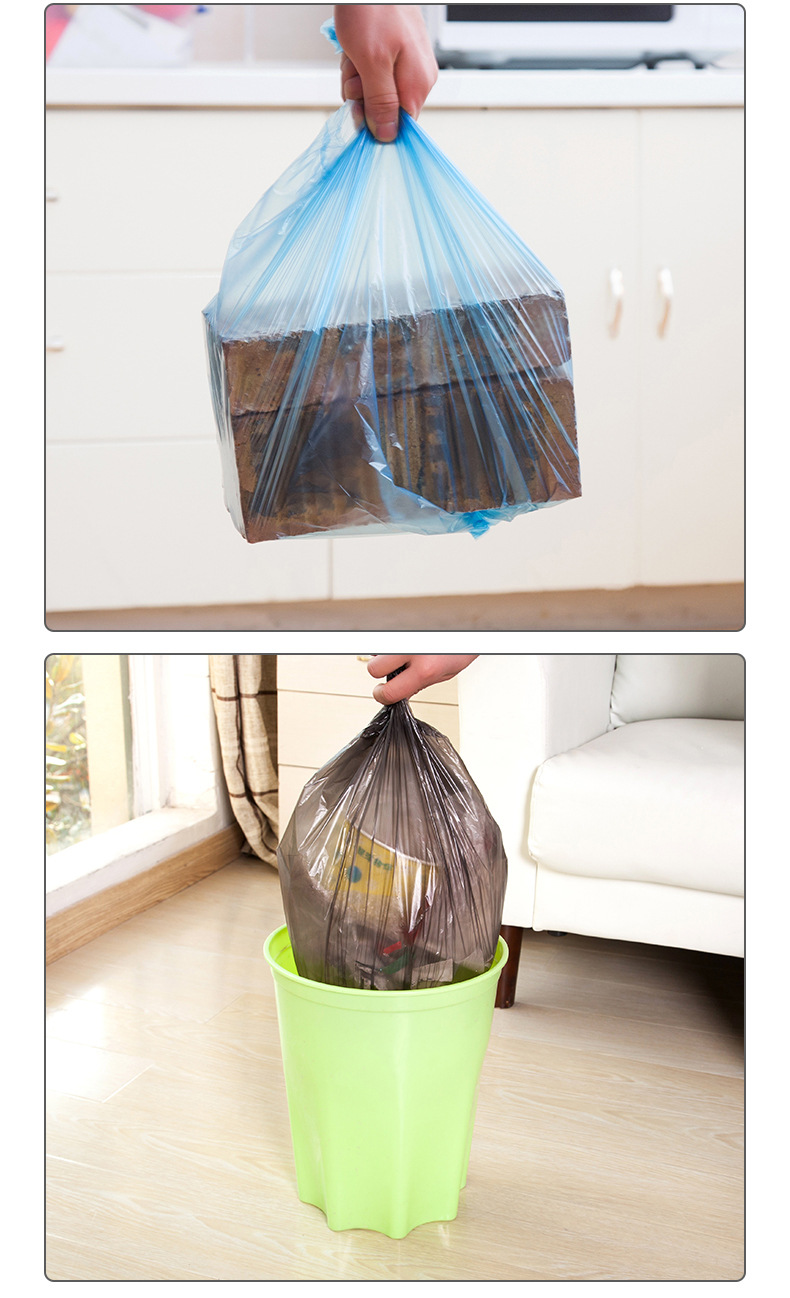 Wholesale of thickened garbage bags, broken flat mouth, colored and black disposable plastic bags, one-piece consignment, factory department store pic 14