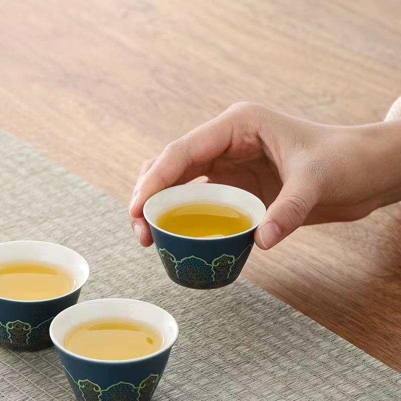 Portable outdoor camping travel tea set, ceramic quick customer cup, business souvenir gift wholesale available with logo pic 18